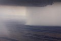 Orage à  la saison des pluies dans le désert du Kalahari Central.
Botswana.
Photo prise depuis un avion.
 avion 
 ciel 
 climat 
 clouds 
 dry 
 météo 
 nuages 
 nuées 
 plane 
 pluie 
 rain 
 saison 
 sec 
 semi-aride 
 semi-desert 
 sky 
 storm 
 temps 
 weather 