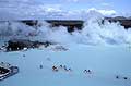 Bain à 41°C. Géothermie. Islande bain chaud eau géothermie blue lagoon île volcan sol Islande 