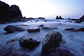  Pointe Pern Ouessant marée montante soir littoral rochers côte estran Bretagne 