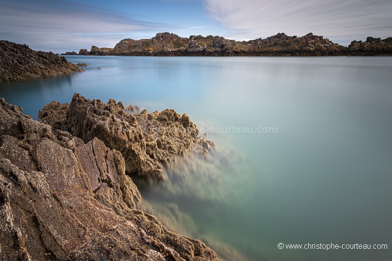 Seascape at the Pointe du Grouin. Brittany.