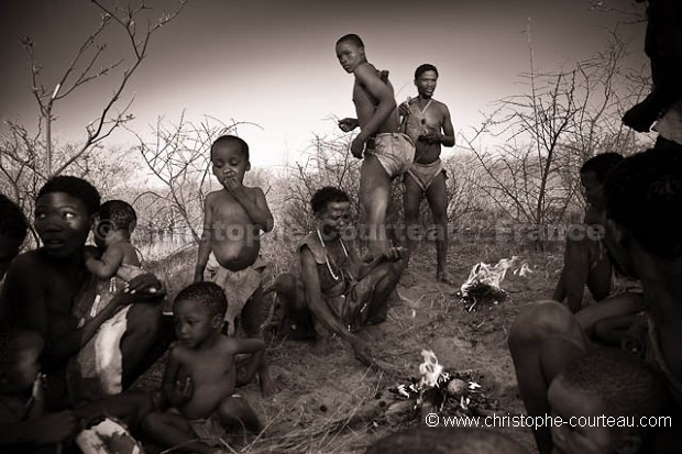 Famille de Bushmen