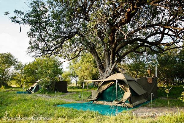 Mobile Camp in the Bush. Botswana.