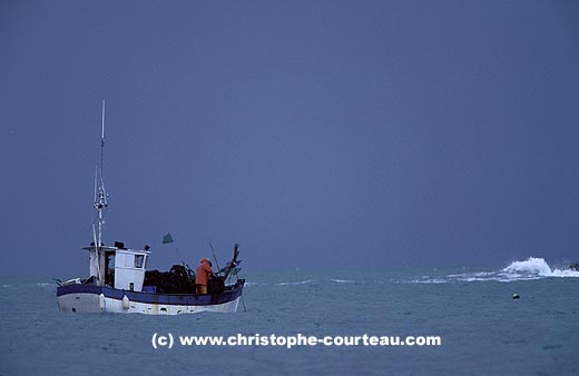 Traditionnal French Fishing Boat at Concarneau.