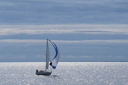 Navigation dans l'archipel des Glénan